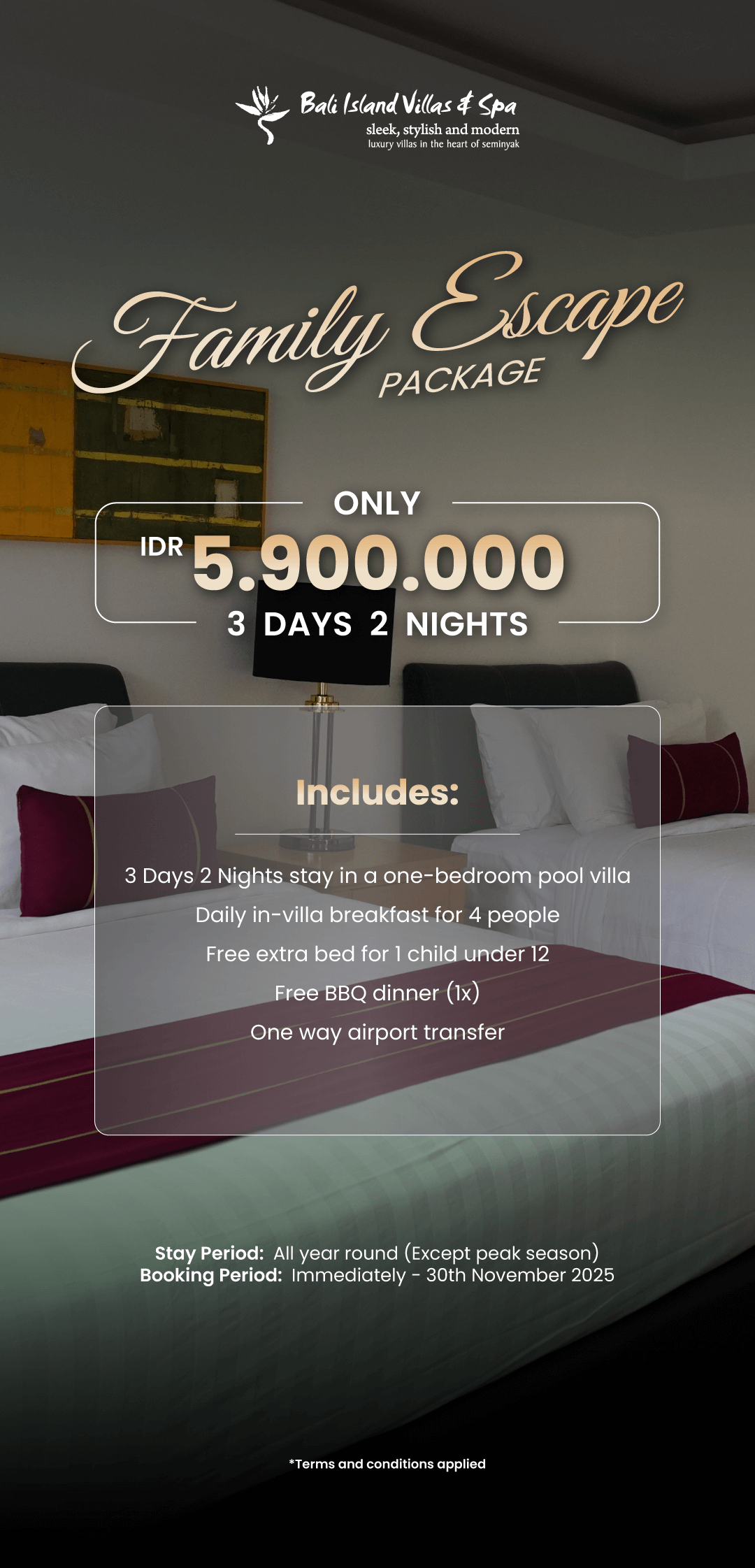 Bali Island Villa Family Package